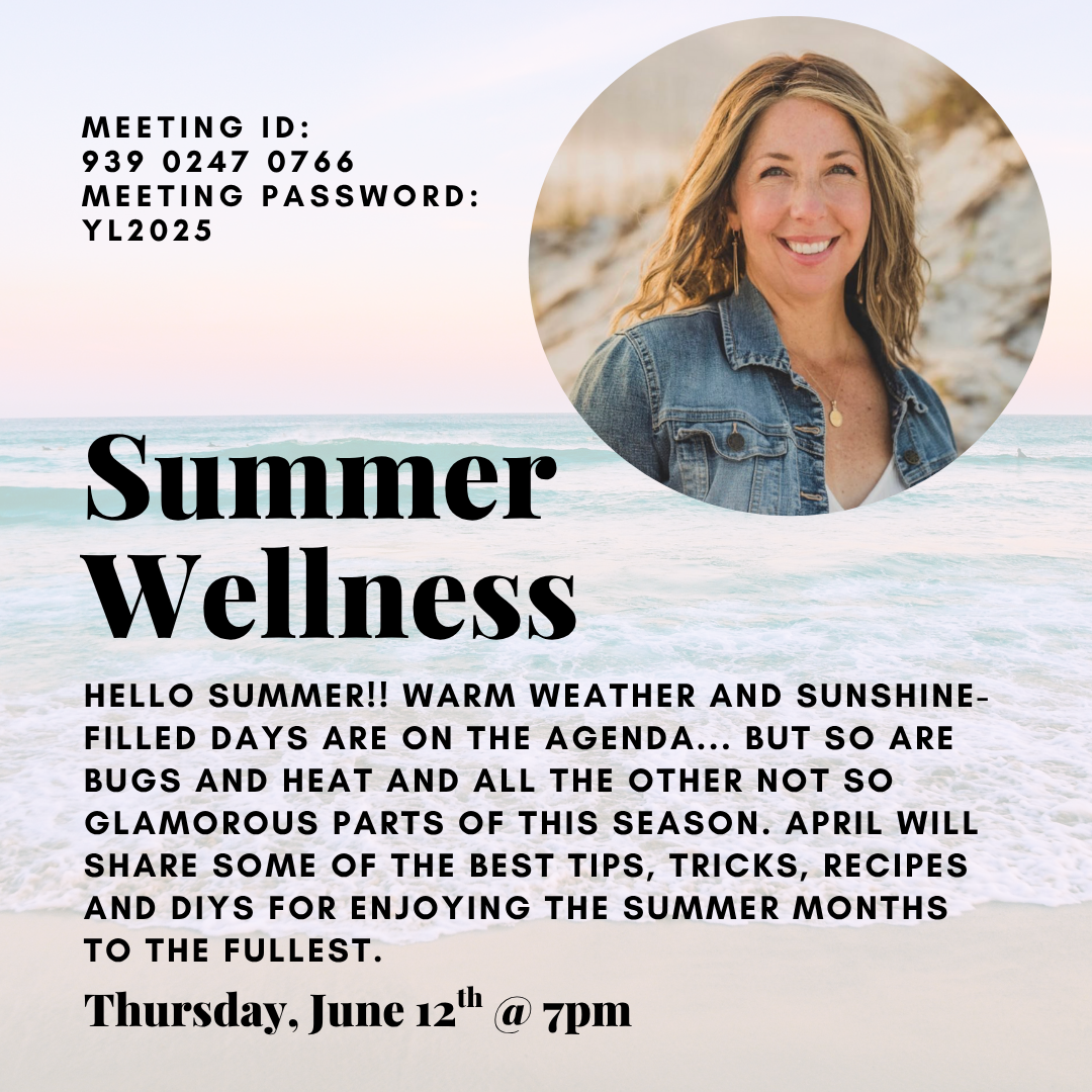 Summer Wellness Zoom Class