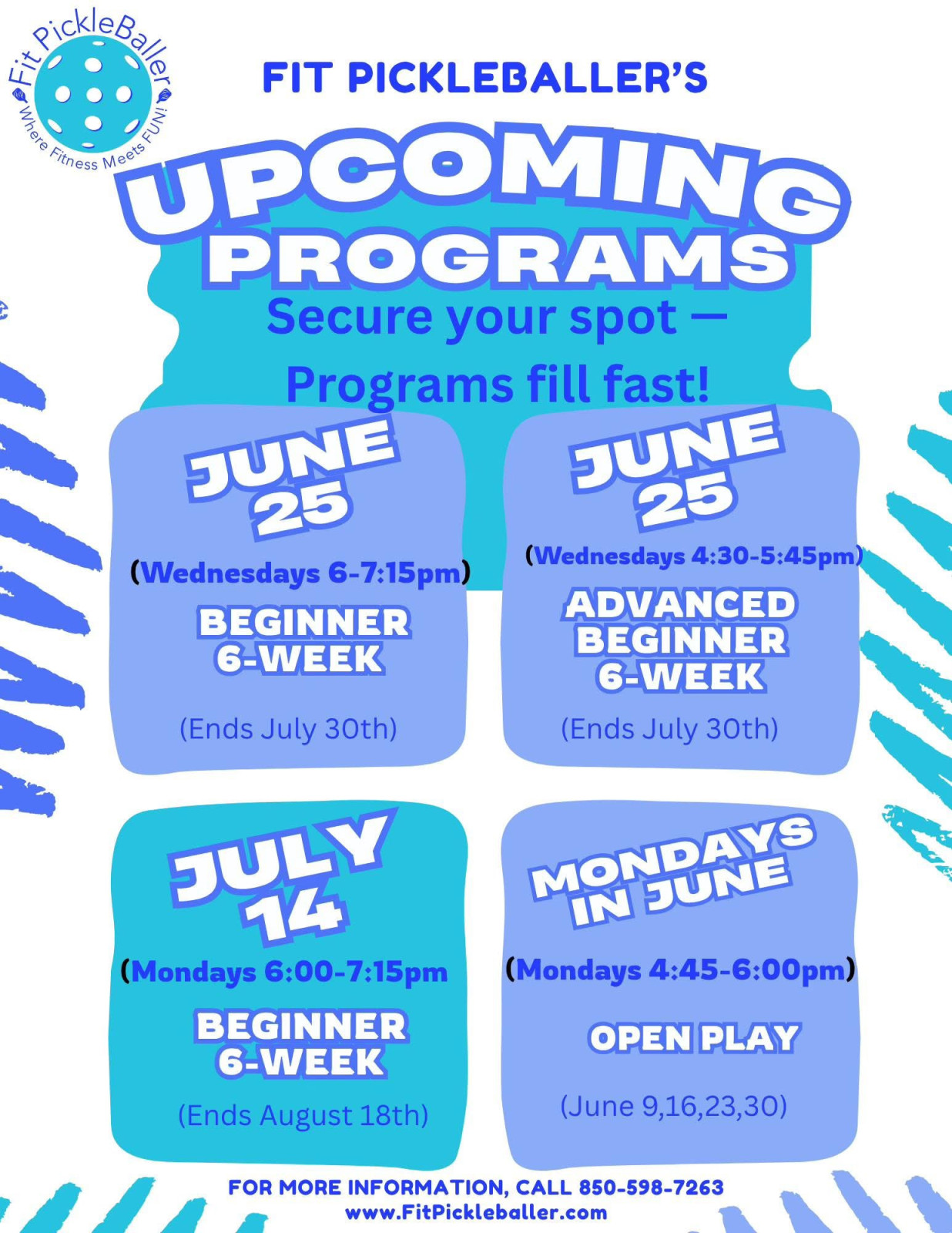 Upcoming Pickleball Events