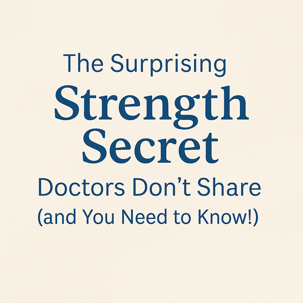 The Surprising Strength Secret Doctors Don't Share (And You Need to Know)! 