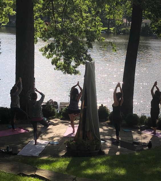 August Private Yoga at the Lake