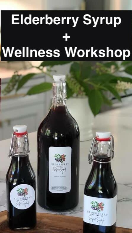 CANCELLED:  Elderberry Syrup & Wellness Workshop