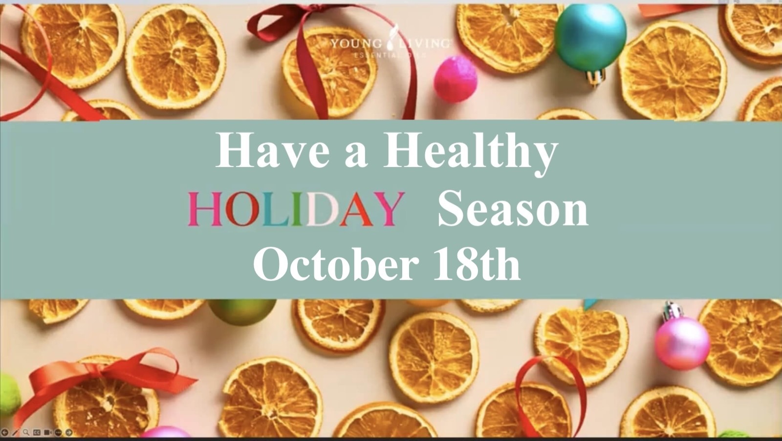 Have A Healthy Holiday Season