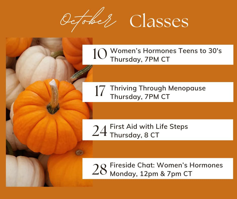 October Online Classes