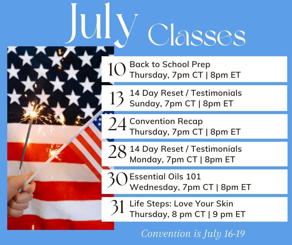 July Wellness Zoom Series - You're Invited!