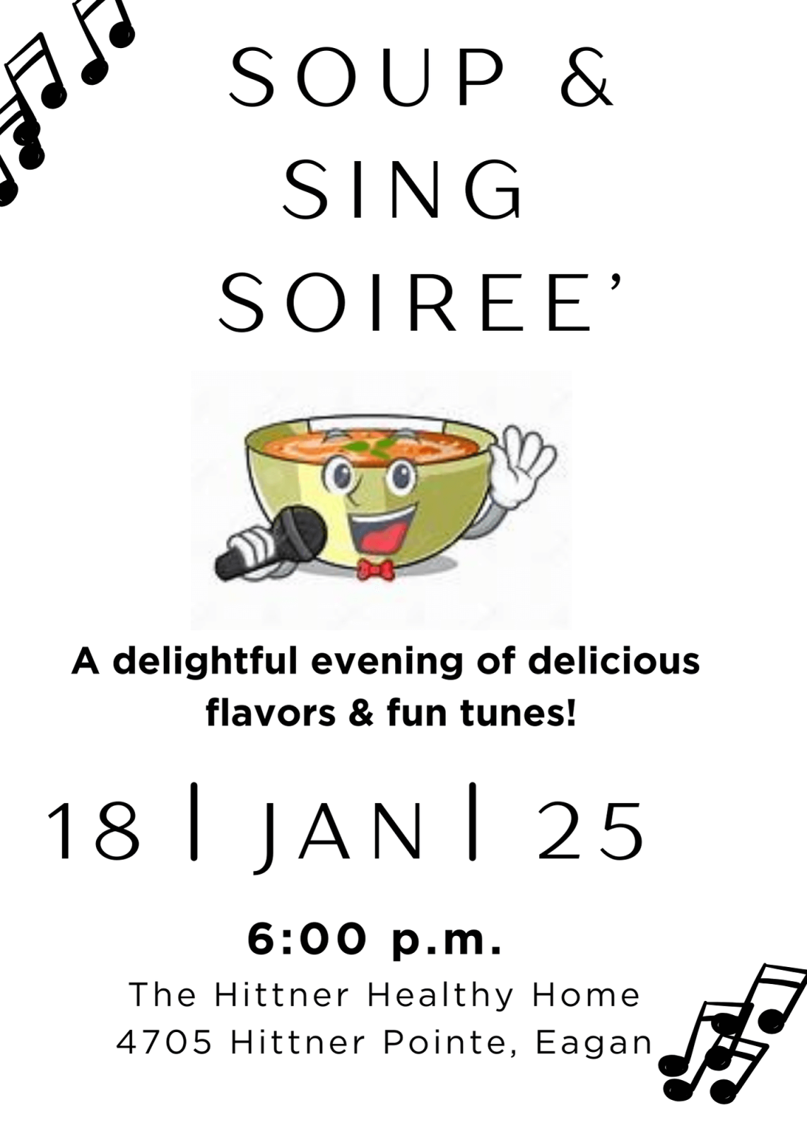 Soup & Sing Soiree'