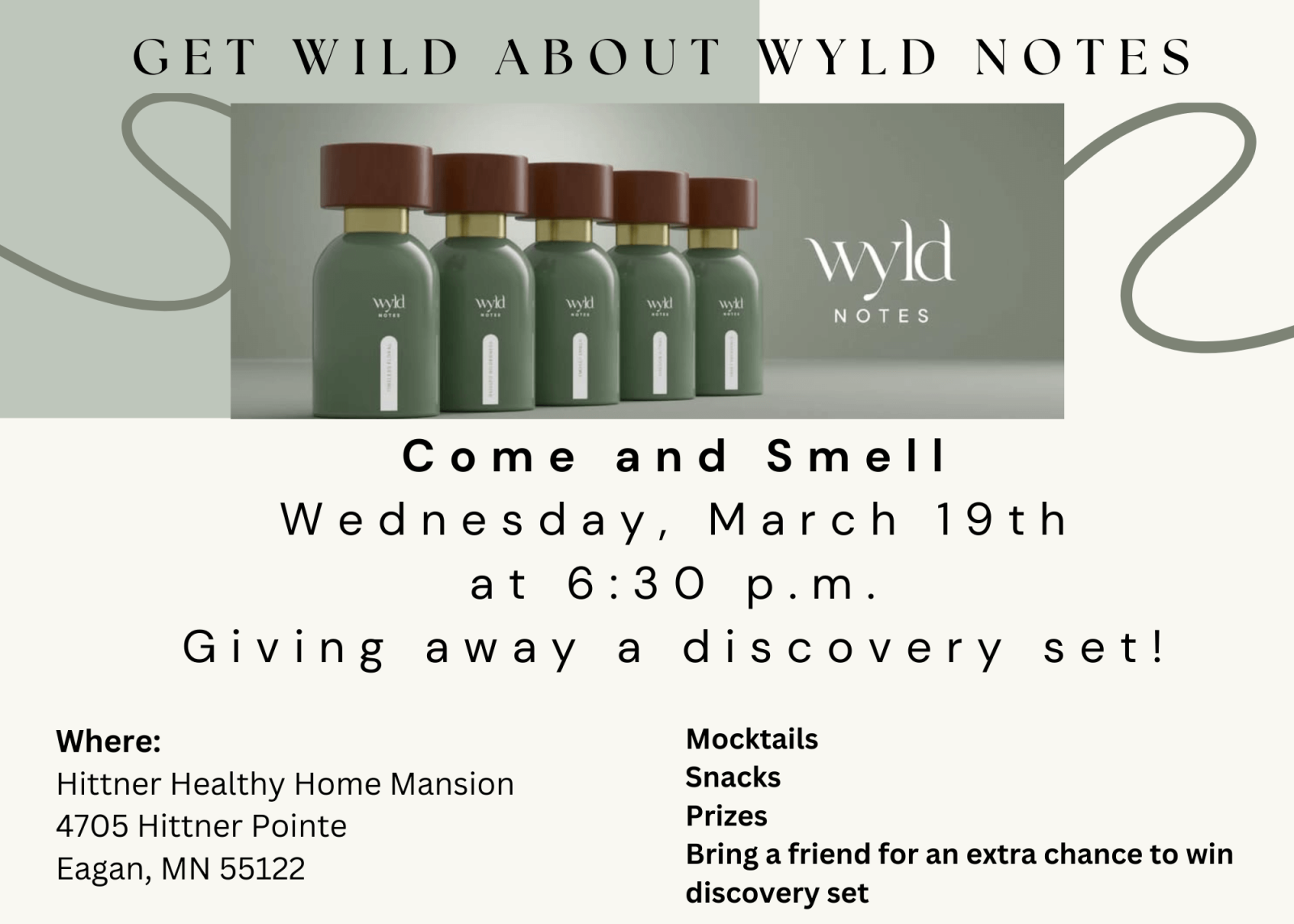 Get Wild About Wyld Notes Event