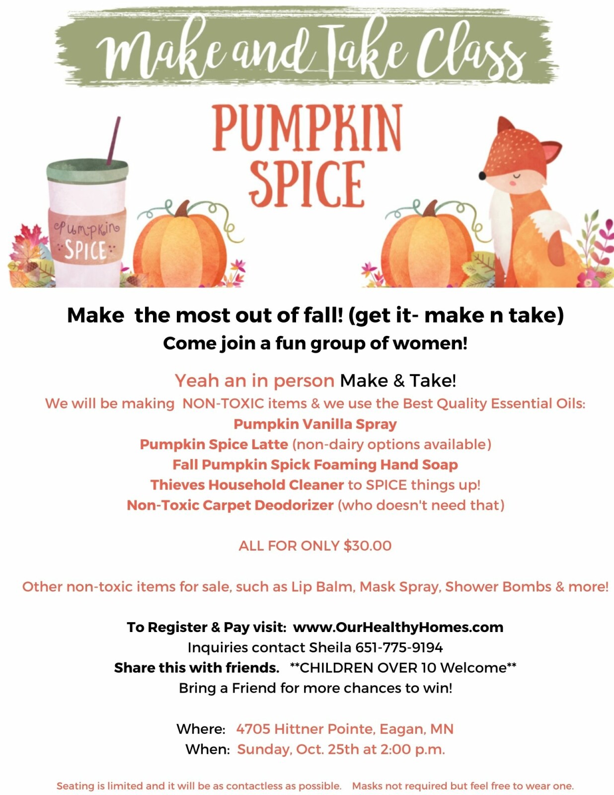 Pumpkin Spice Make & Take