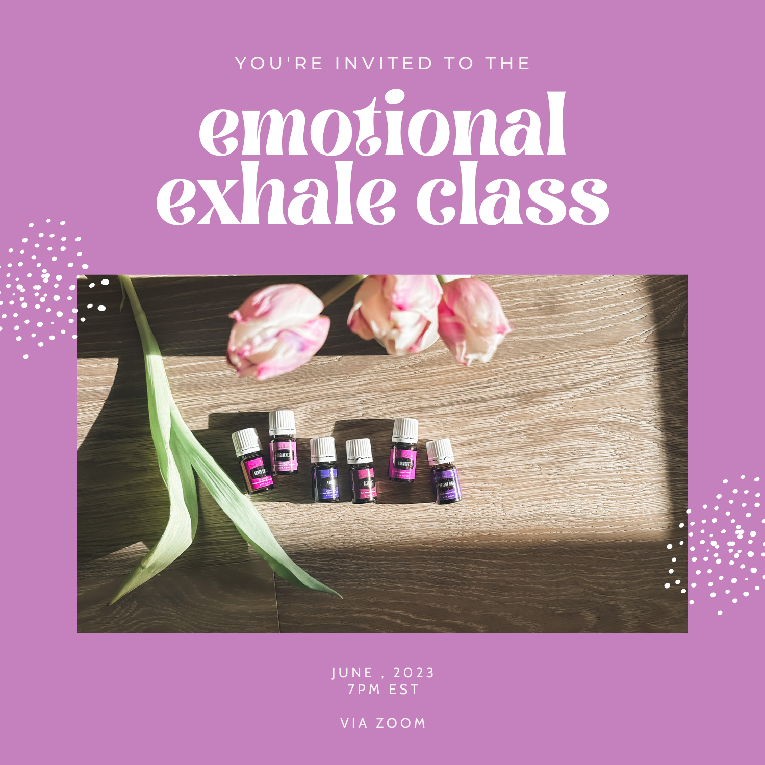 Emotional Exhale with Essential Oils