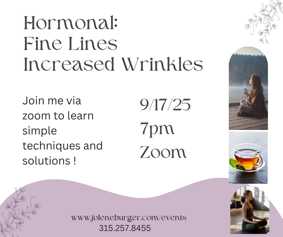 Hormonal Fine Lines & Wrinkles! 