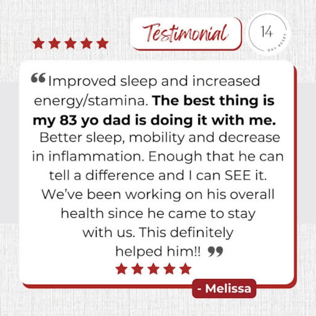 14 Day Reset Testimonies!