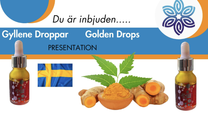Gyllene Dropparna GOLDEN DROPS Gurkmeja som fungerar!