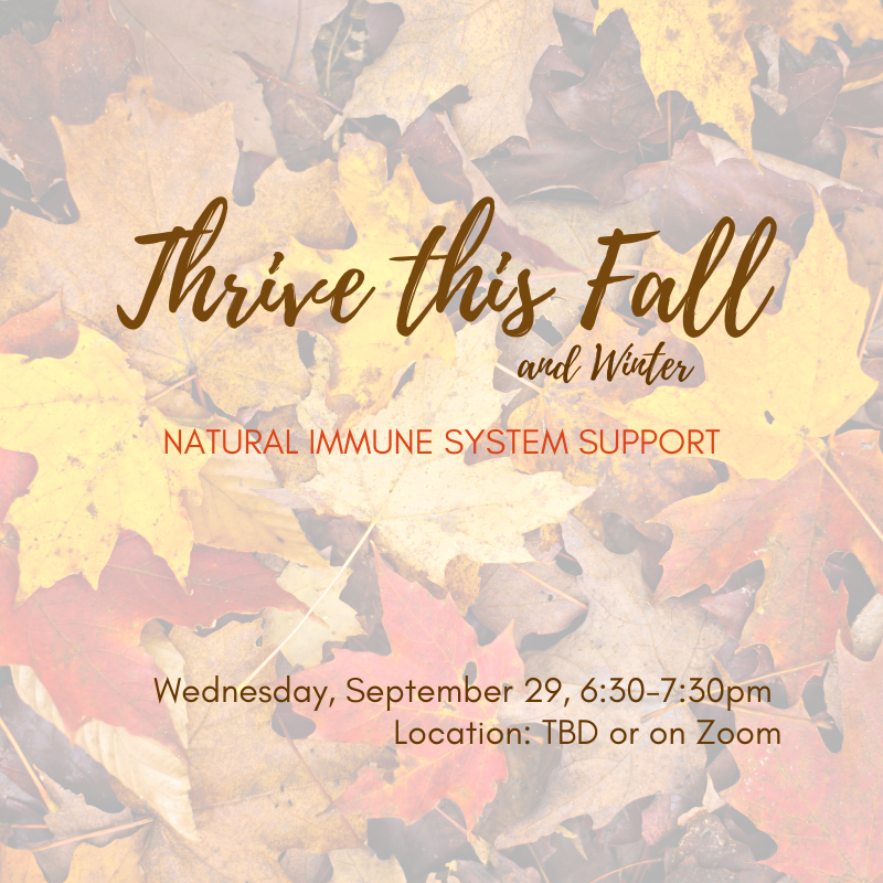 Thrive This Fall