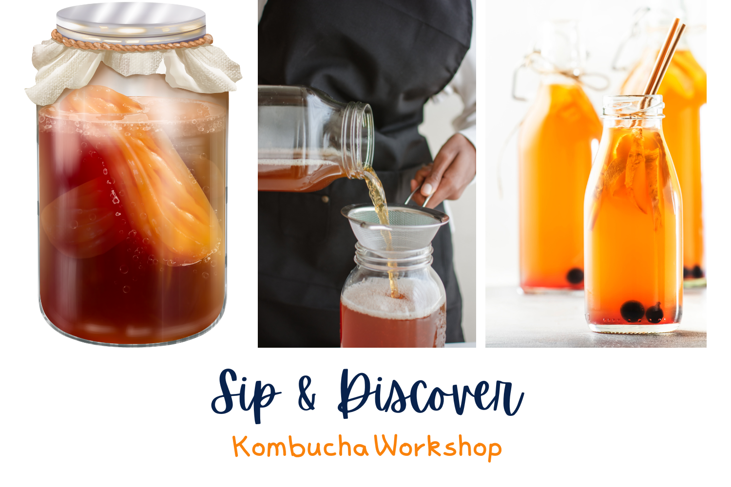 Sip & Discover: Kombucha Workshop & Tasting