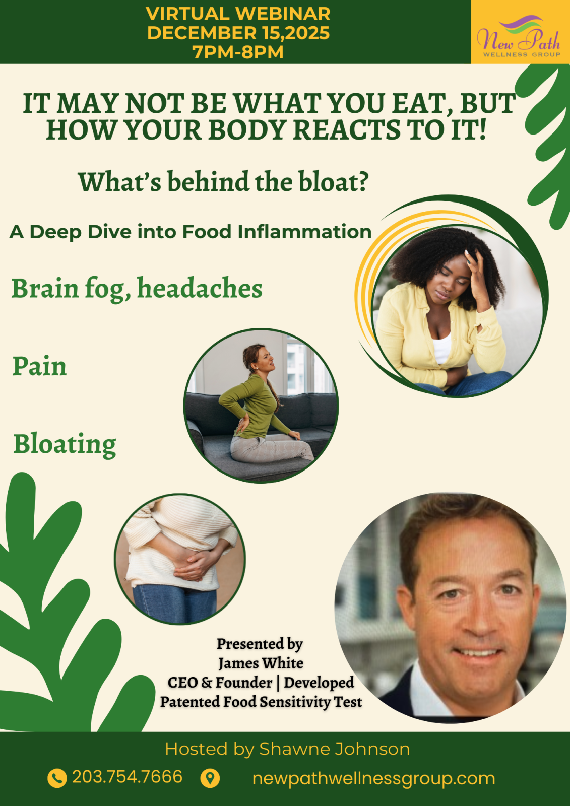 Behind the Bloat!!! It may not be what you eat, but how your body reacts to it! 