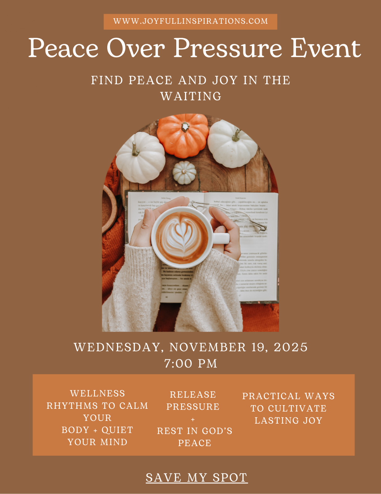 Peace over Pressure: Finding Rest + Joy in the Waiting