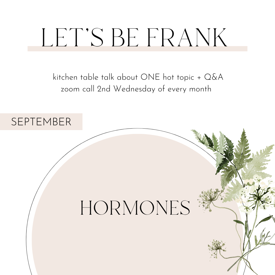 Let's Be Frank - Hormone Talk
