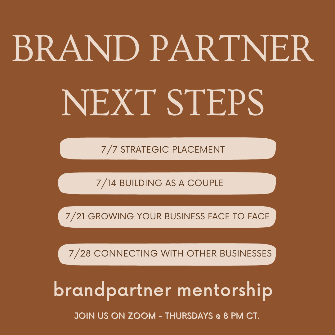 July Brand Partner Mentorship
