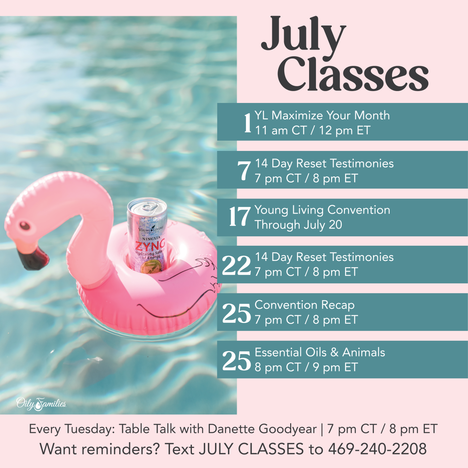 Upcoming Classes & Events