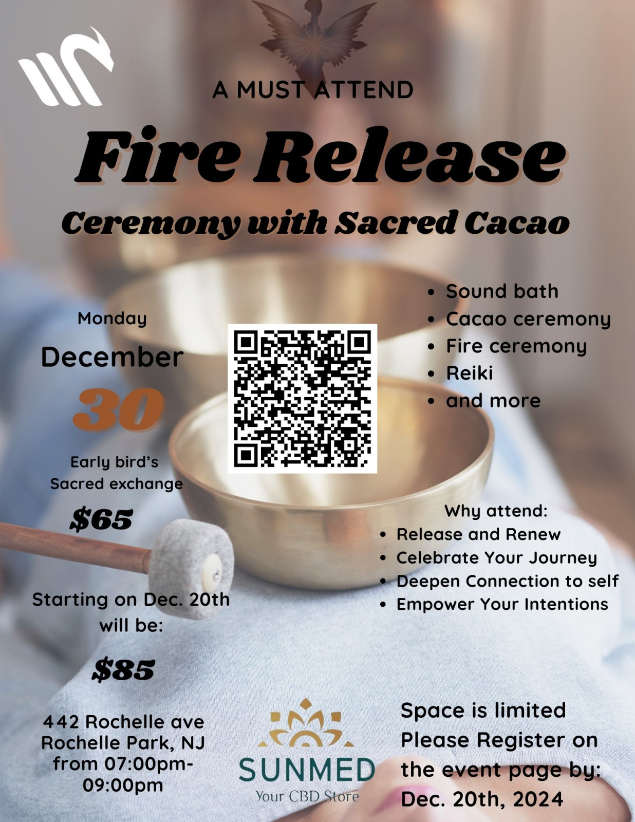 Fire Release Ceremony with Sacred Cacao 