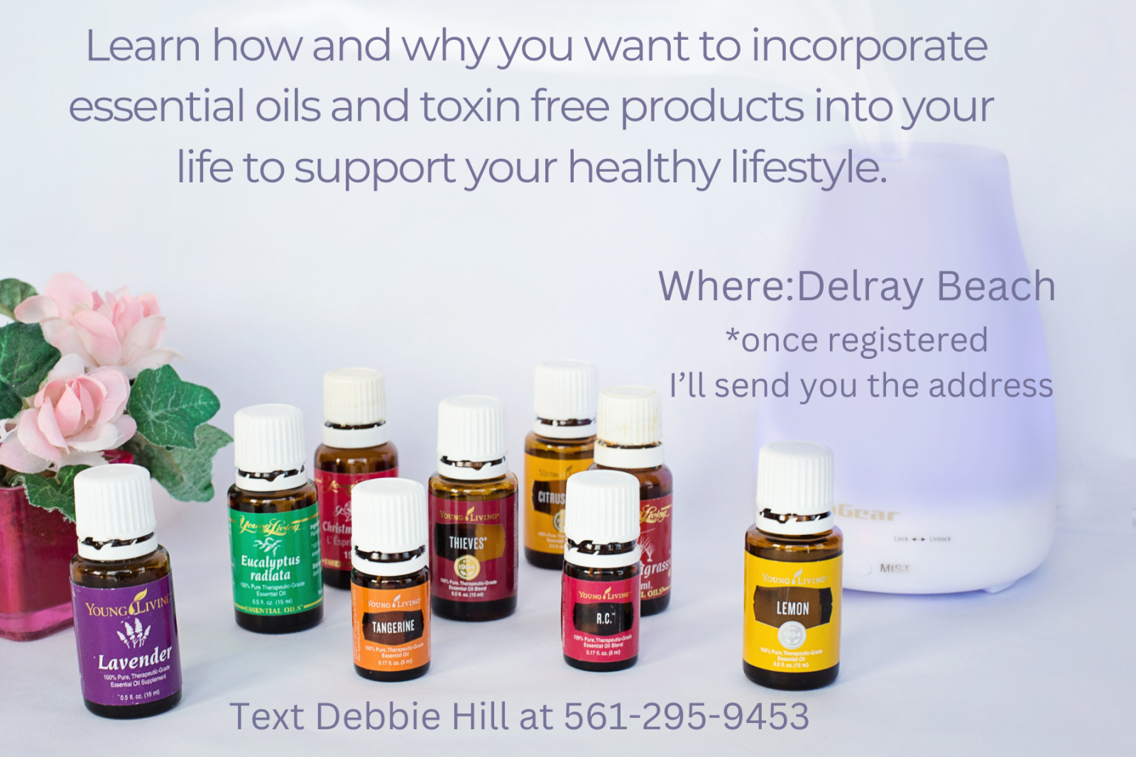 May 29th  Intro into Essential Oils Evening Class